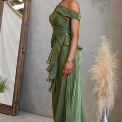Verity metallic chiffon set