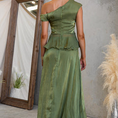 Verity metallic chiffon set