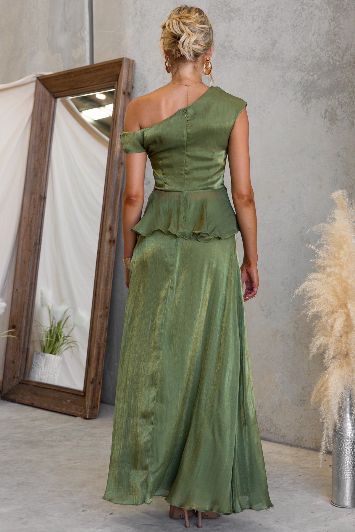 Verity metallic chiffon set