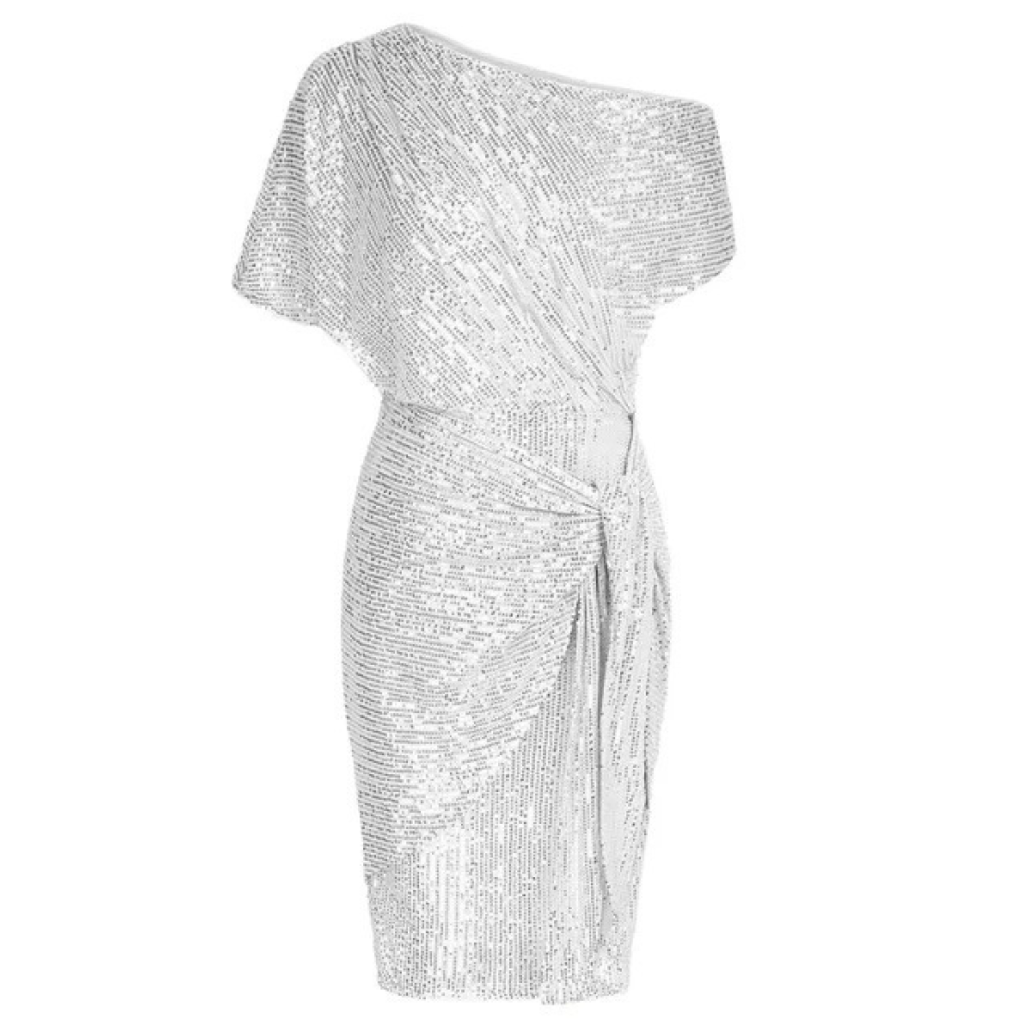 Sparkle dress styled with heels