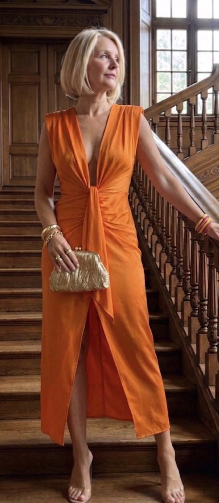 Marguerite Elegant Pleated Dress
