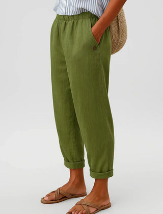 Jemma trousers styled with a summer top