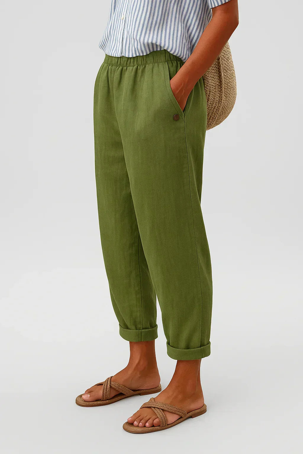 Jemma trousers styled with a summer top