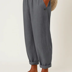 Jemma trousers side pocket detail