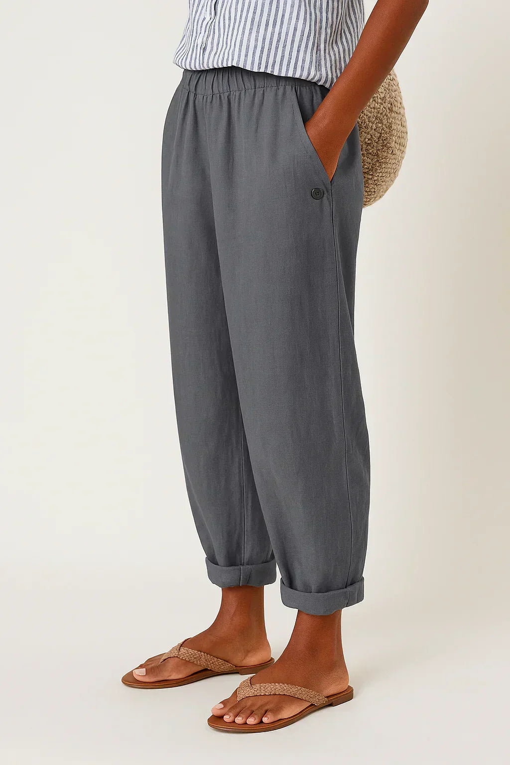 Jemma trousers side pocket detail