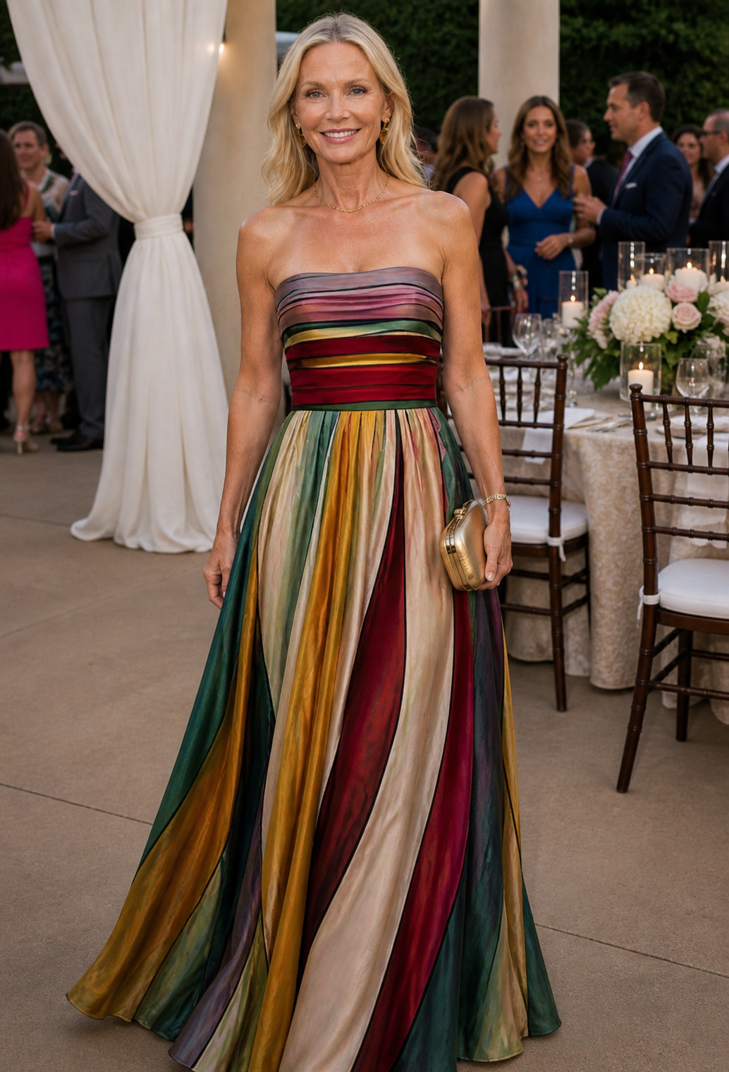 Talma Effortless Strapless A-Line Dress
