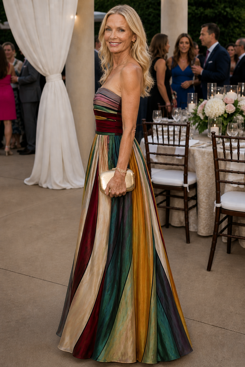 Talma Effortless Strapless A-Line Dress