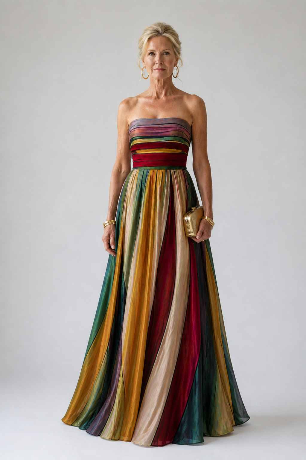 Talma Effortless Strapless A-Line Dress