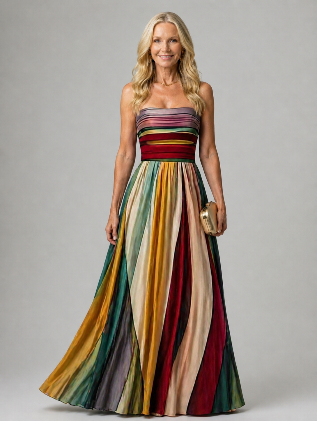 Talma Effortless Strapless A-Line Dress