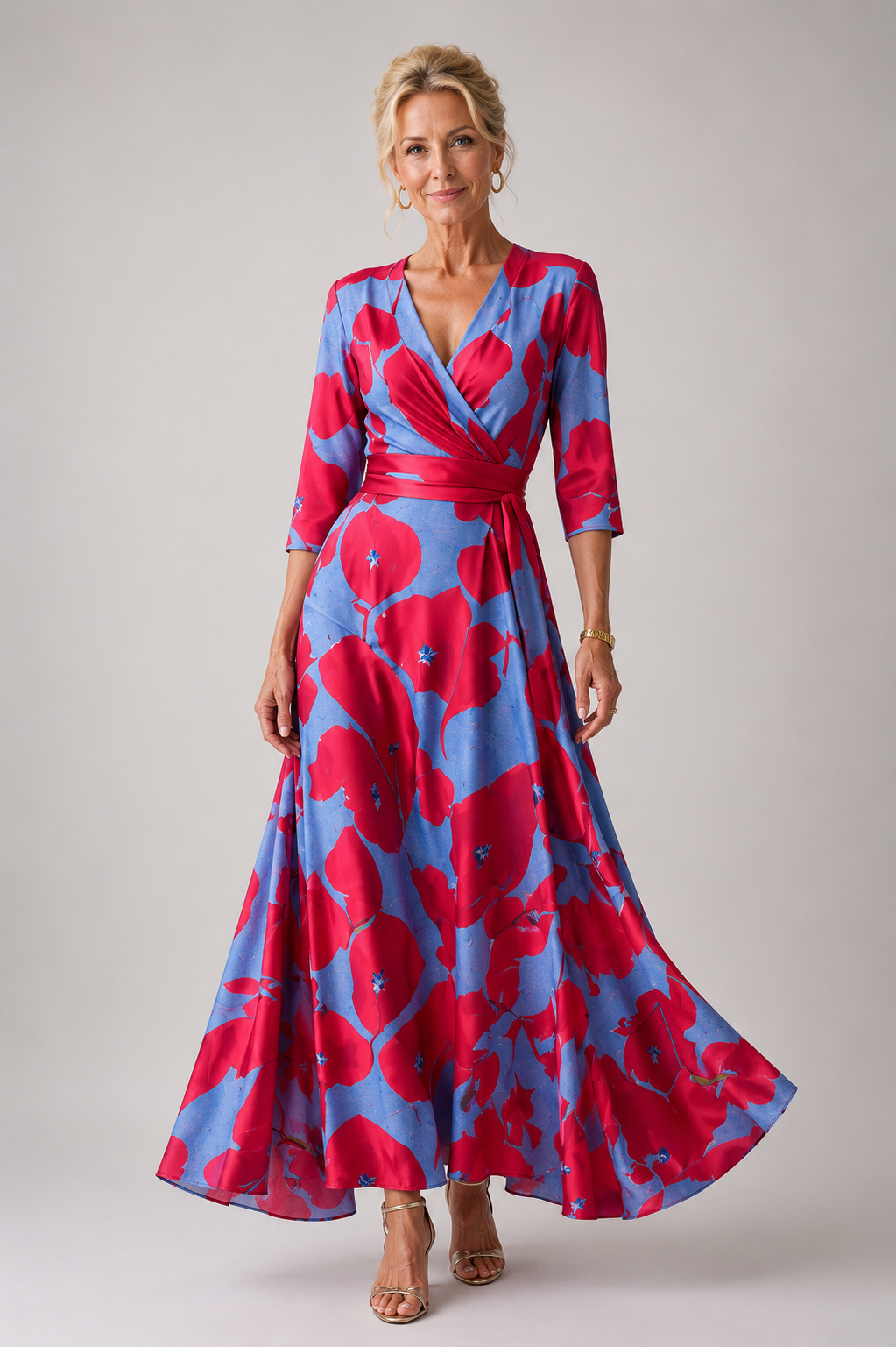 Helena Comfortable Dress For Every Day With V-Neck