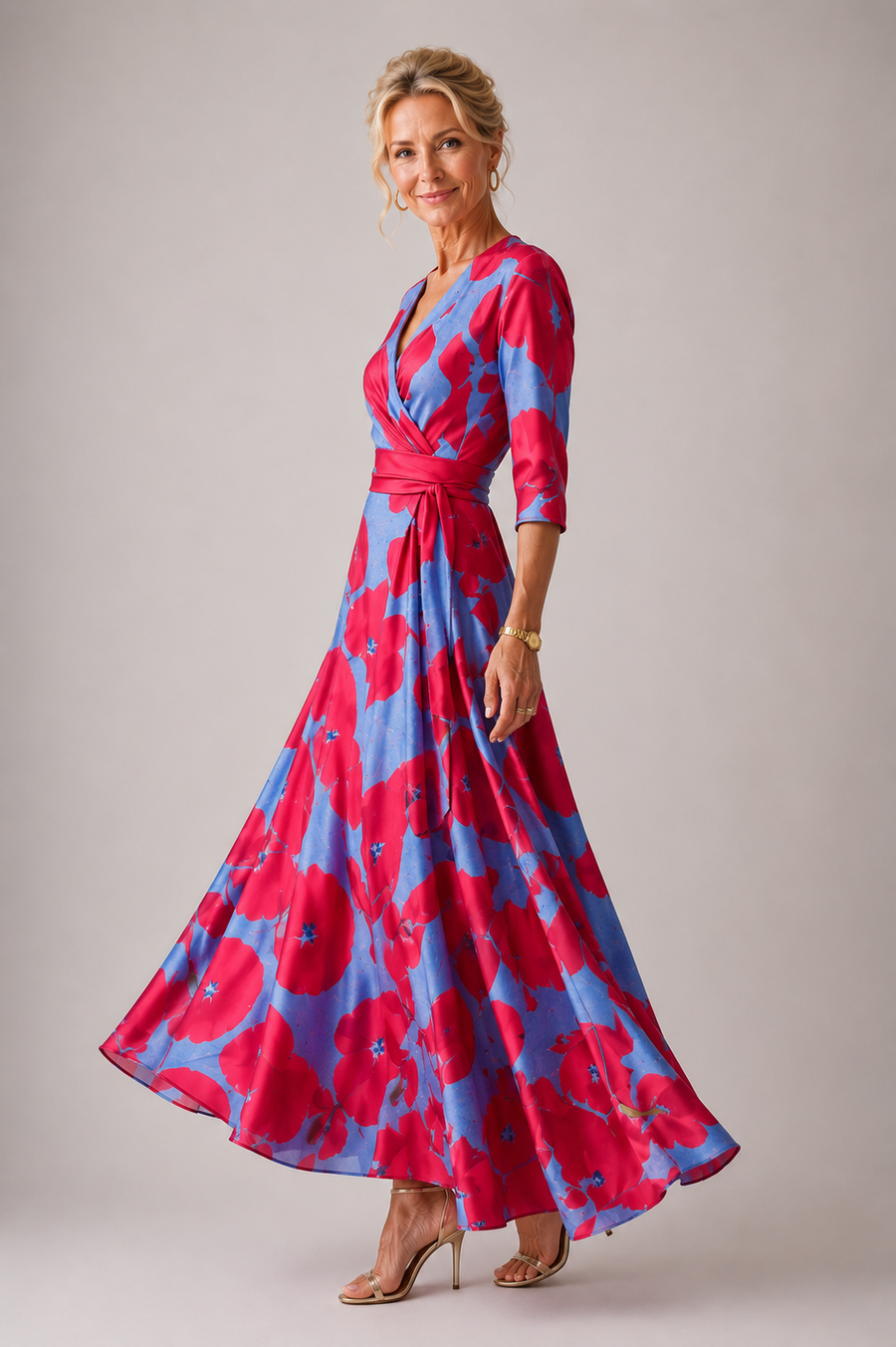 Helena Comfortable Dress For Every Day With V-Neck