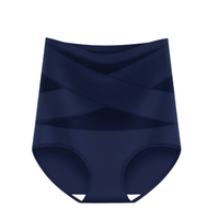 Thea high waisted shaping brief in navy