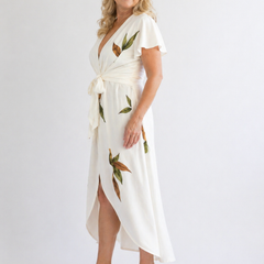 Amira Elegant Wrap Dress