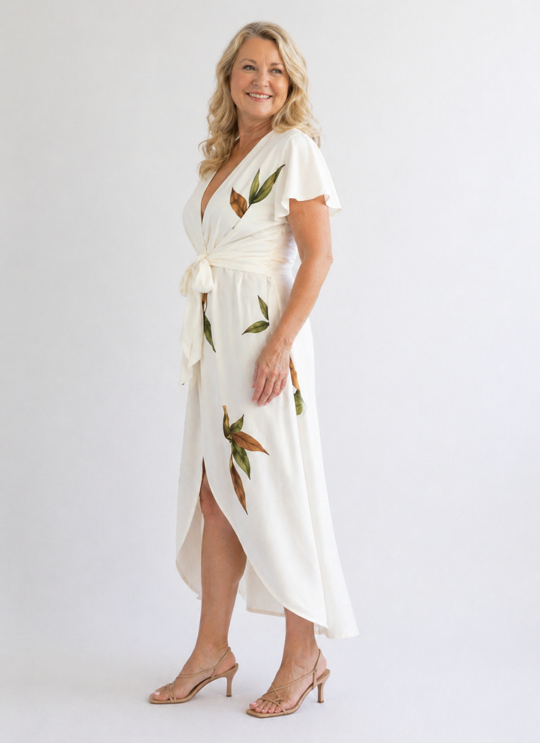 Amira Elegant Wrap Dress