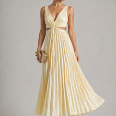 Lily Radiant Twist Dress, Sleeveless Twist-Front Maxi Dress