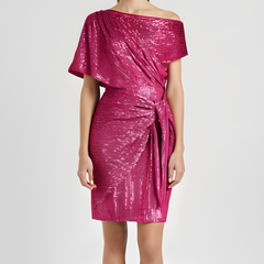 Model wearing the sparkle dress