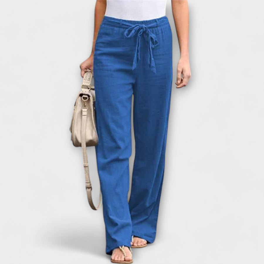 Valery linen trousers in a second colourway
