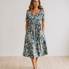 Agatha Elegant Dress with Tummy Coverage