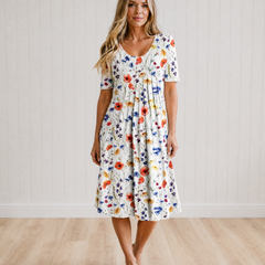 Agatha Elegant Dress with Tummy Coverage