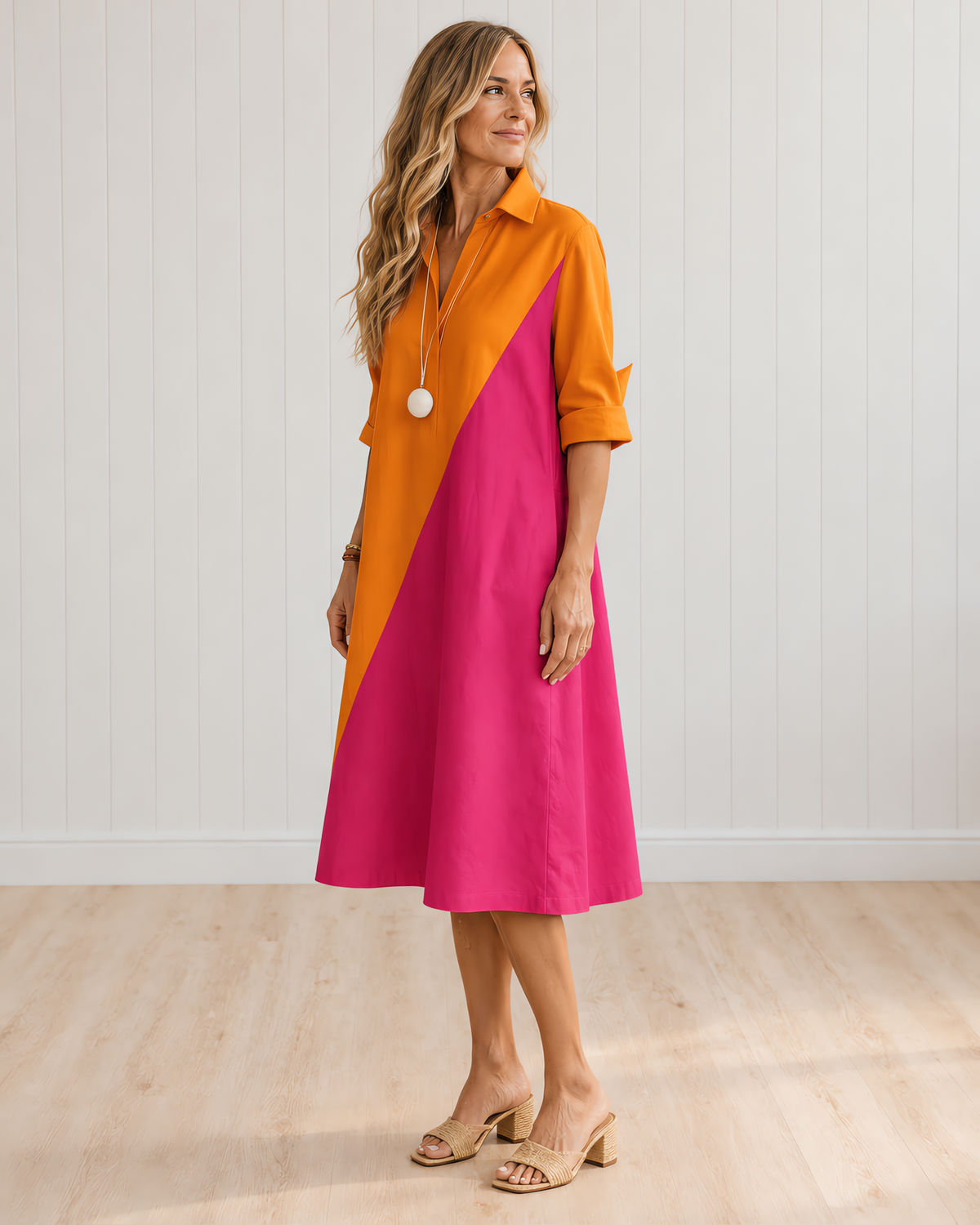 Aurelia Elegant Midi Dress