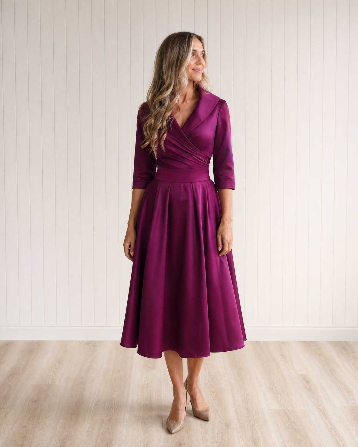 Beatrix | Elegant Midi Dress