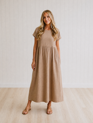 Cressida Flowing Midi Dress with Timeless Elegance
