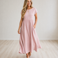 Cressida Flowing Midi Dress with Timeless Elegance