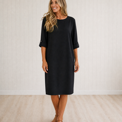 Edith | Tummy-Concealing Midi Dress