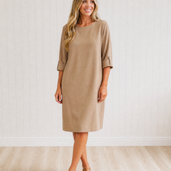 Edith | Tummy-Concealing Midi Dress