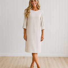 Edith | Tummy-Concealing Midi Dress