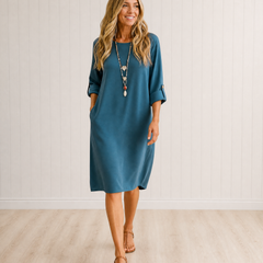 Edith | Tummy-Concealing Midi Dress