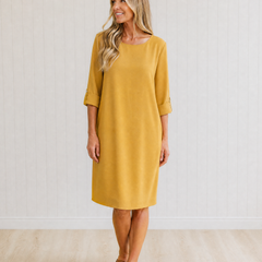 Edith | Tummy-Concealing Midi Dress