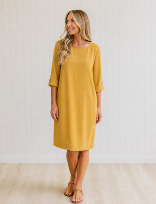Edith | Tummy-Concealing Midi Dress