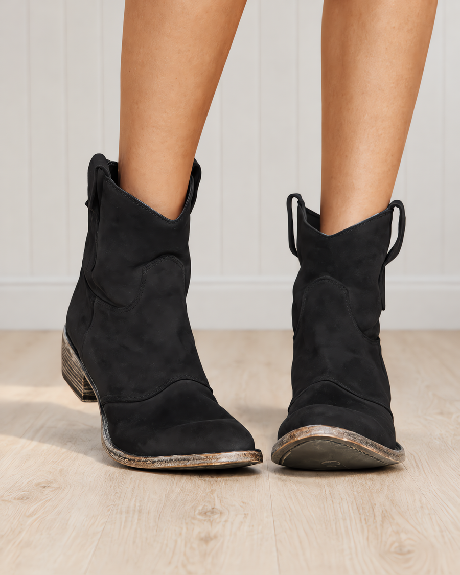 Harlow Orthopedic Suede Ankle Boot