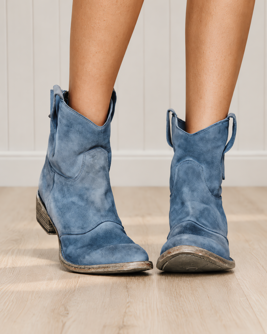 Harlow Orthopedic Suede Ankle Boot