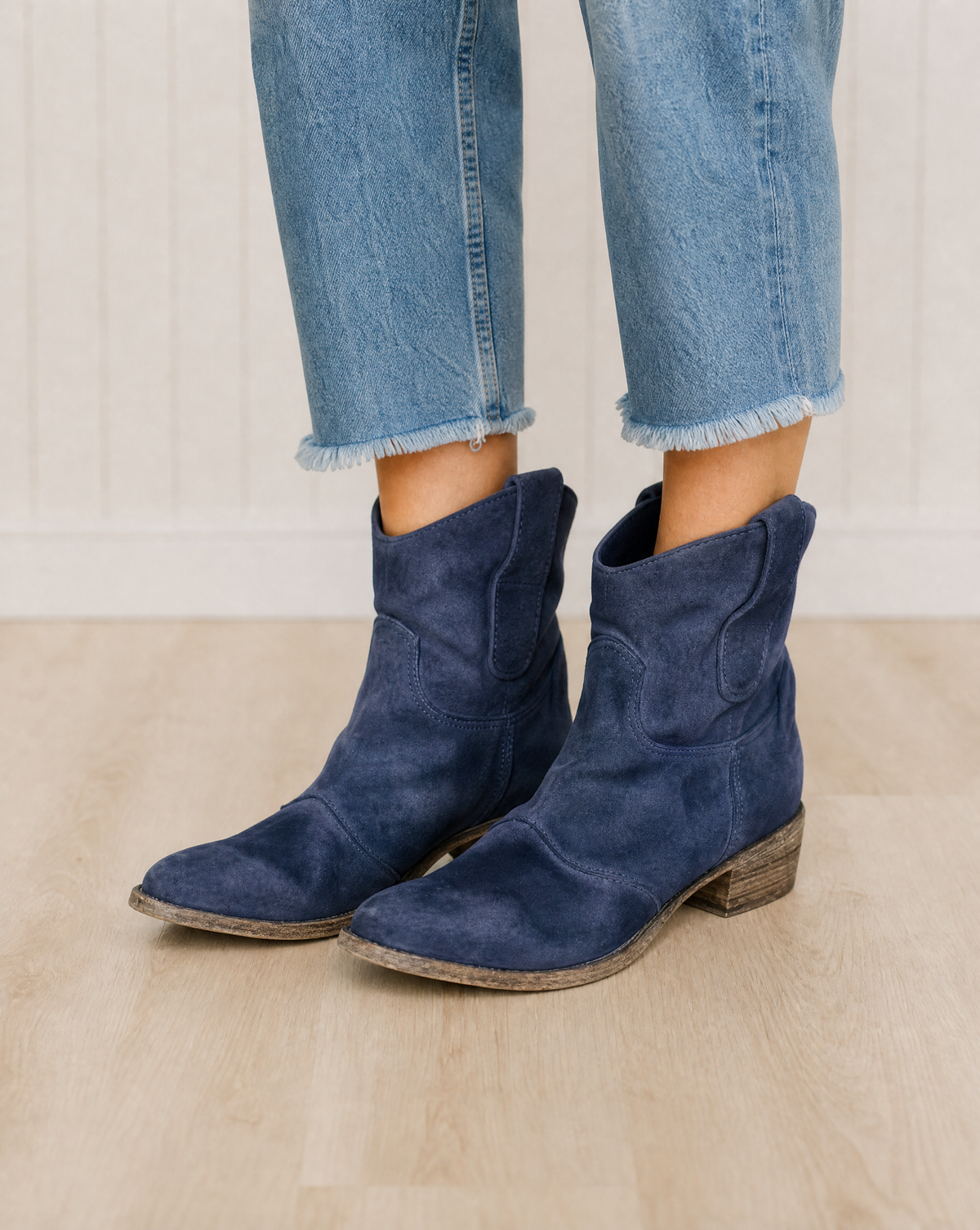 Harlow Orthopedic Suede Ankle Boot