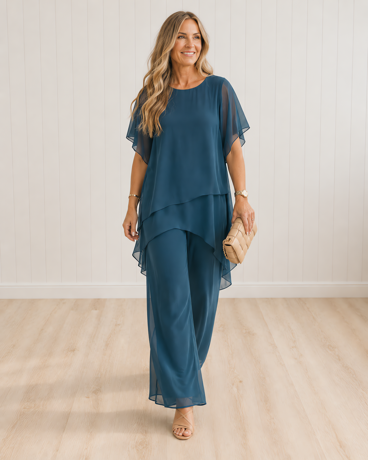 Imogen Tiered Tunic & Trouser Set