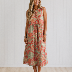 Iris Lightweight Flowing Midi Dress