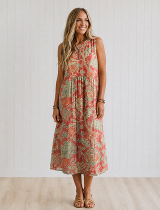 Iris Lightweight Flowing Midi Dress