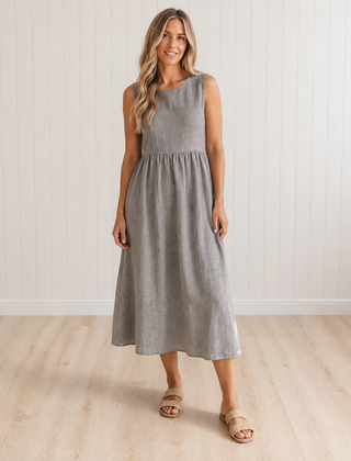 Iris Lightweight Flowing Midi Dress