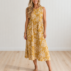 Iris Lightweight Flowing Midi Dress