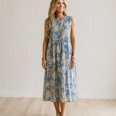 Iris Lightweight Flowing Midi Dress