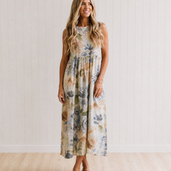 Iris Lightweight Flowing Midi Dress