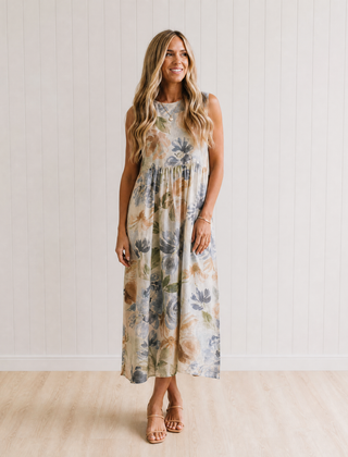 Iris Lightweight Flowing Midi Dress