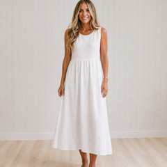 Iris Lightweight Flowing Midi Dress