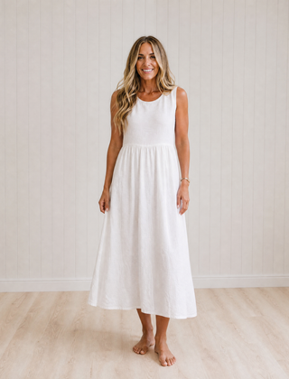 Iris Lightweight Flowing Midi Dress