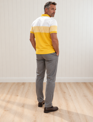 Kellon Zip-Collar Short-Sleeve Polo Shirt