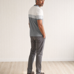 Kellon Zip-Collar Short-Sleeve Polo Shirt
