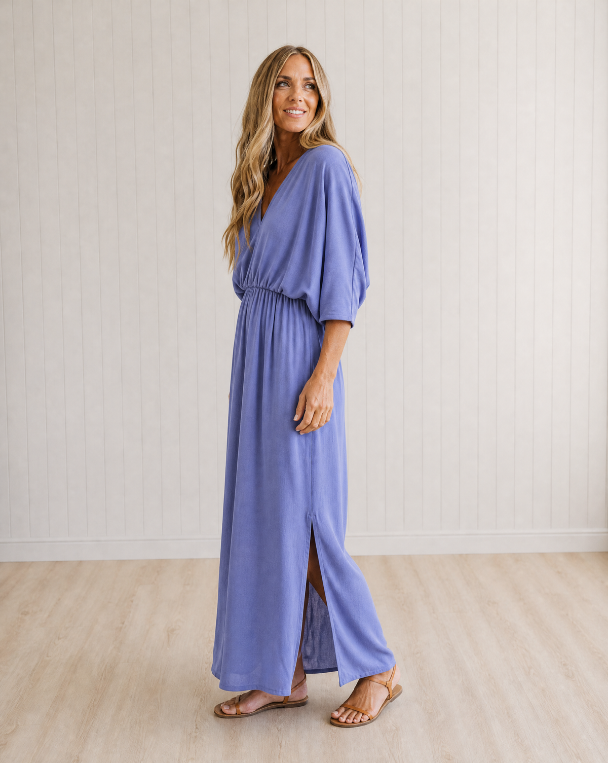 Lisette Wrap Cocktail Maxi Dress