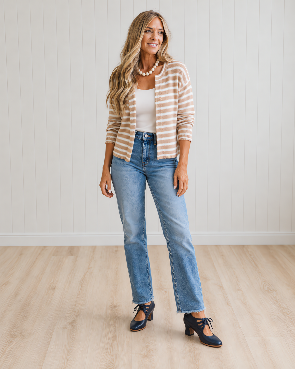 Loes Lace-Up Ankle Boots with Sculpted Mid-Height Heel